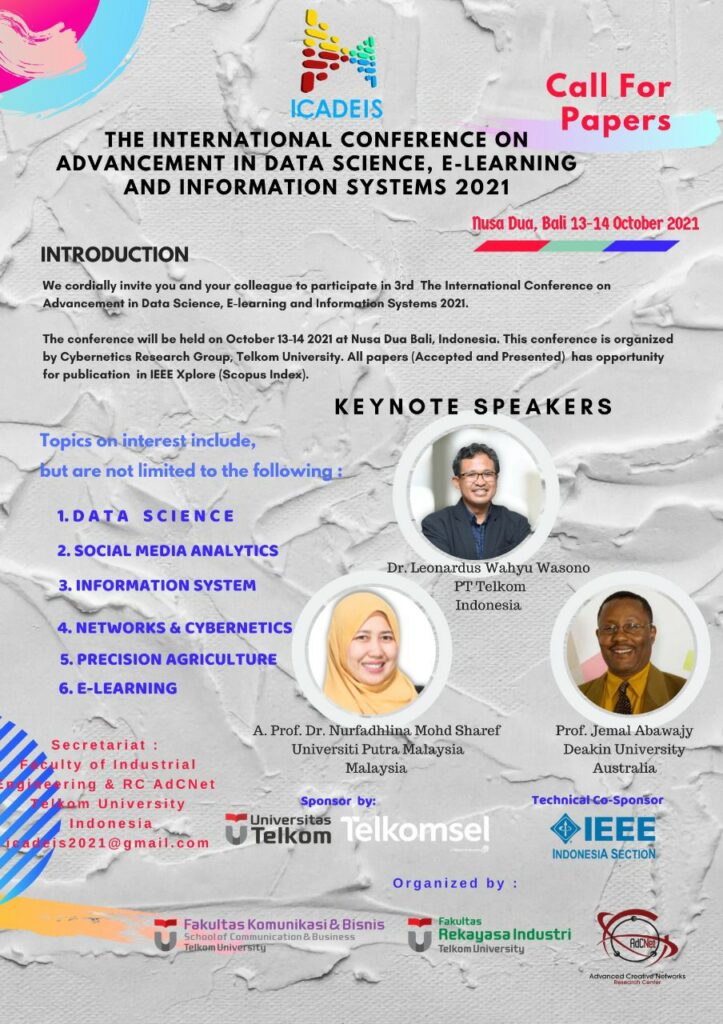 International Conference Advancement in Data Science, E-learning and Information Systems 2021